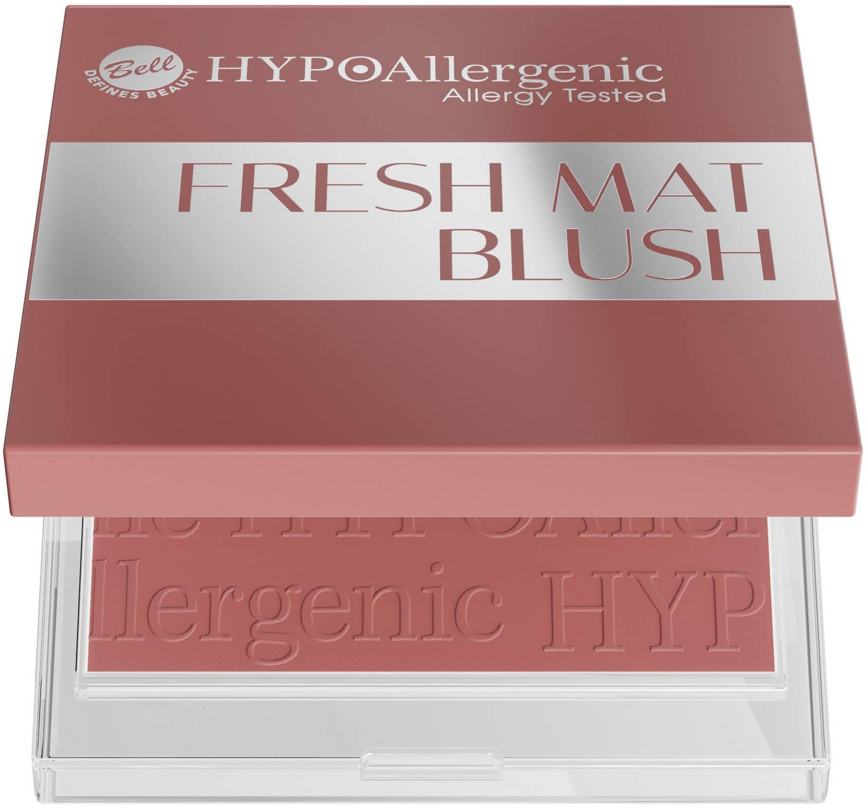 Bell HYPOAllergenic Fard de obraz Fresh Mat, 01 Dahlia, 4.7 g