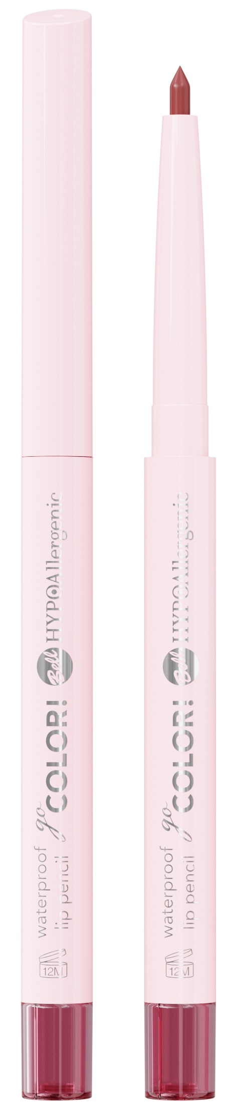 Bell HYPOAllergenic Creion de buze rezistent la apă Go Color!, 03 Pretty, 0.25 g