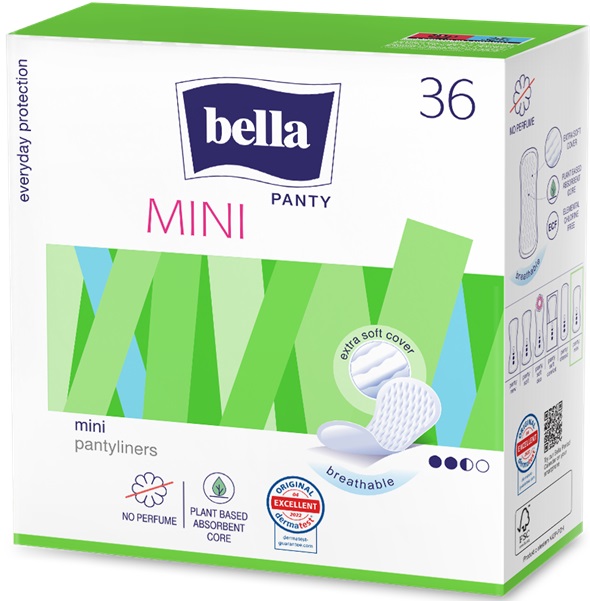 Bella Panty  Absorbante zilnice pentru femei , Anatomic, 36 buc.