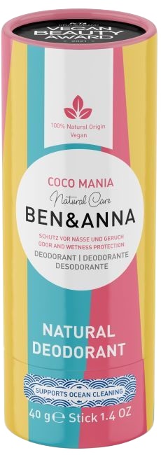 Ben &amp; Anna Cremă deodoranta naturală  Coco Mania, 40 g