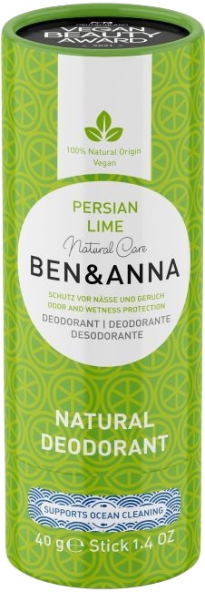 Ben &amp; Anna Cremă deodoranta naturală  Persian Lime, 40 g