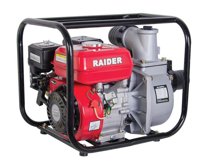 Pompa pe benzină pentru apă murdară  Raider - RD-GWP04, 4.9 kW, 933 L/min