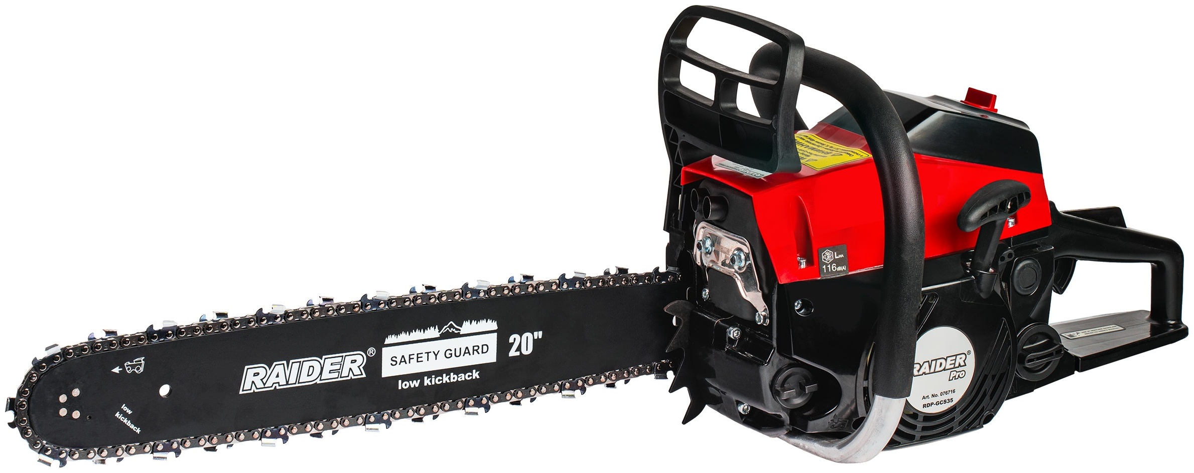 Drujbă pe benzină Raider - RDP-GCS35, 2800W, 1.5 mm, 50 cm