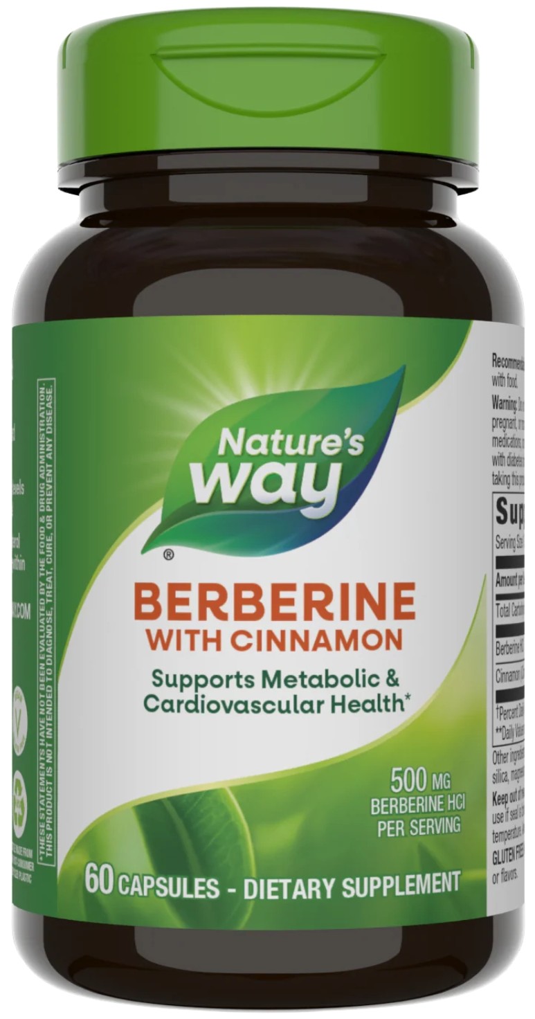 Berberine with Cinnamon, 60 capsule, Nature's Way