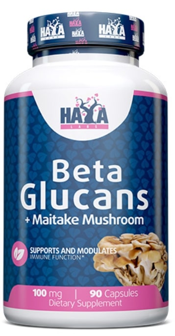 Beta Glucans + Maitake Mushroom, 90 capsule, Haya Labs