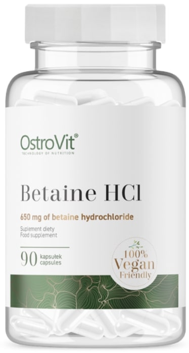 Betaine HCl, 650 mg, 90 capsule, OstroVit