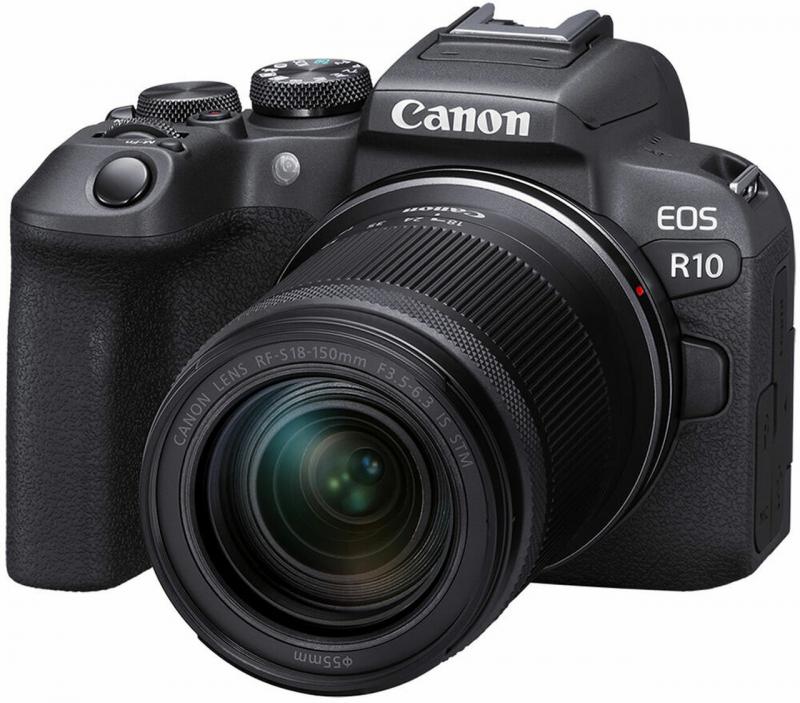 Cameră fără oglindă Canon - EOS R10, RF-S 18-150, IS STM, Black