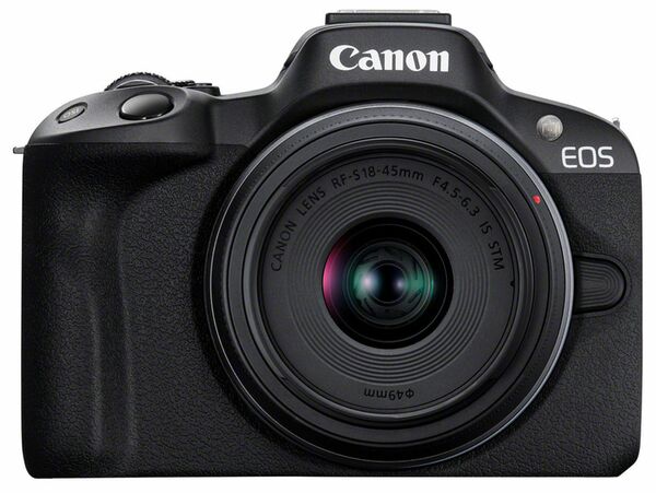 Canon Mirrorless Camera - EOS R50, RF-S 18-45mm, f/4.5-6.3 IS STM
