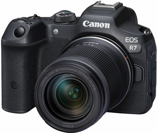 Aparat foto fără oglindă Canon - EOS R7, RF-S 18-150mm IS STM, Black