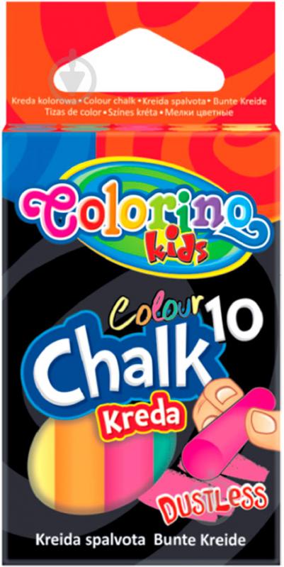 Creta fara praf Colorino Kids - 10  bucati