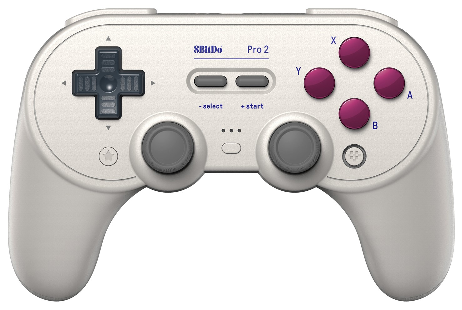 Controller wireless 8BitDo - Pro 2, Hall Effect Edition, G Classic, alb (Nintendo Switch/PC)