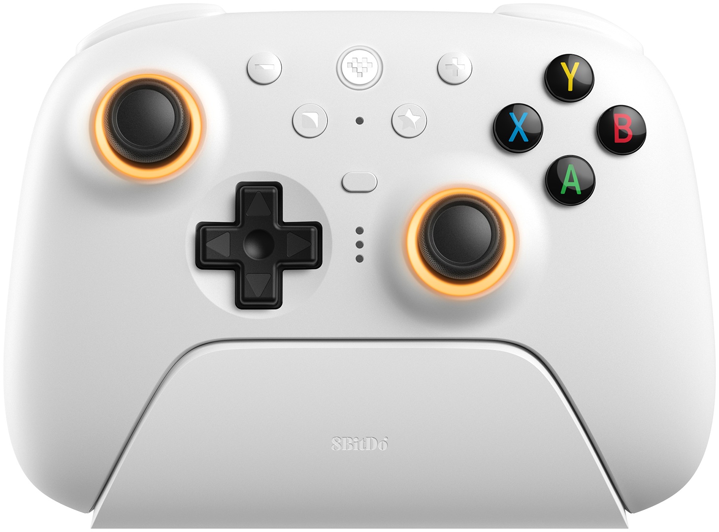 Controler fără fir  8BitDo - Ultimate 2 Wireless 2.4G, alb (PC)