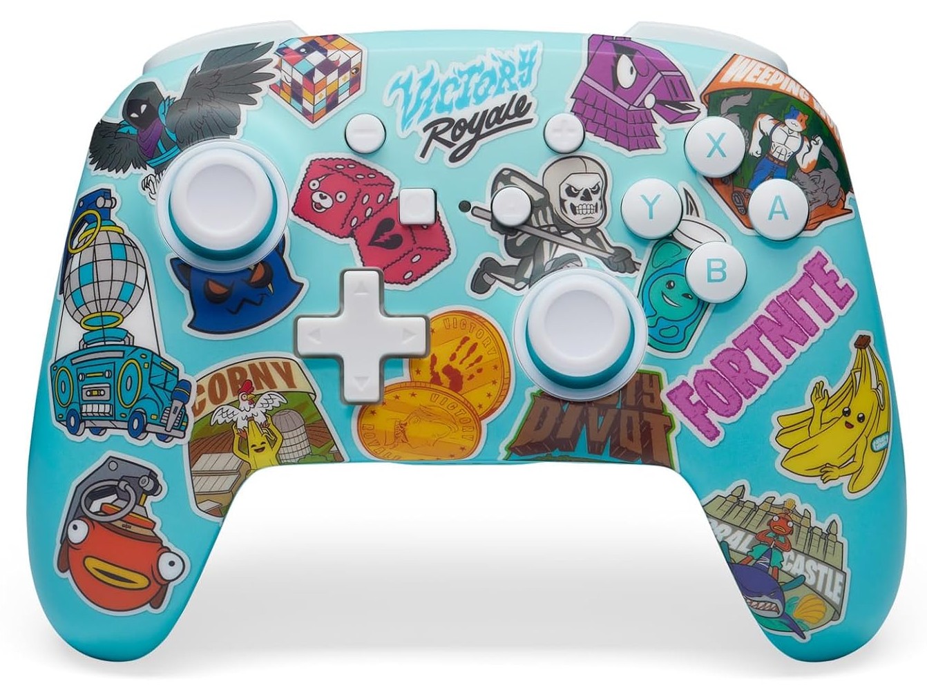 Controler wireless PowerA - Enhanced, Sticker Mania Fortnite (Nintendo Switch)