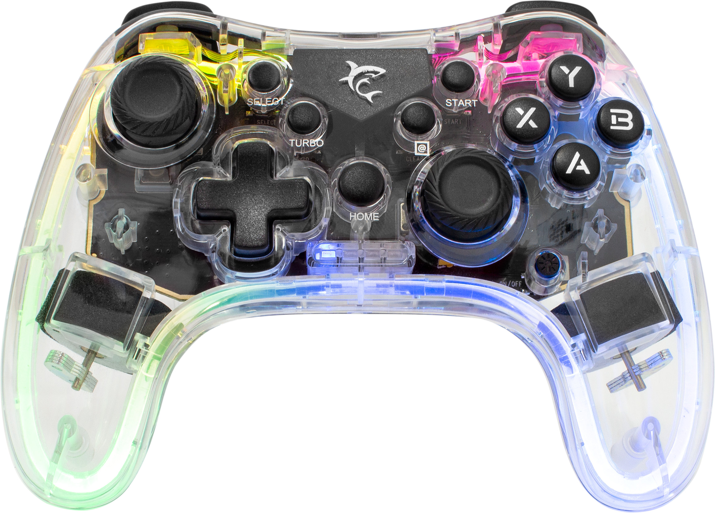 Controler fără fir White Shark -  LEGION, transparent