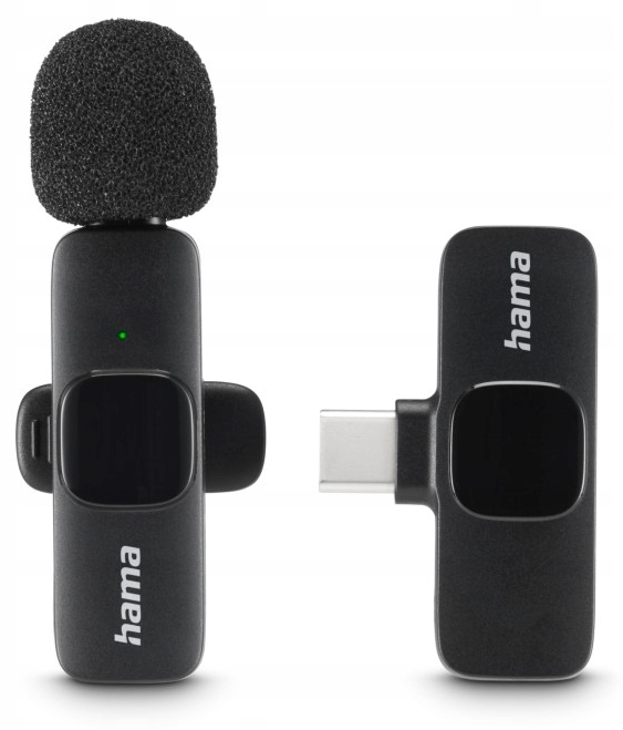 Microfon wireless Hama - Smart Wireless, USB-C, negru
