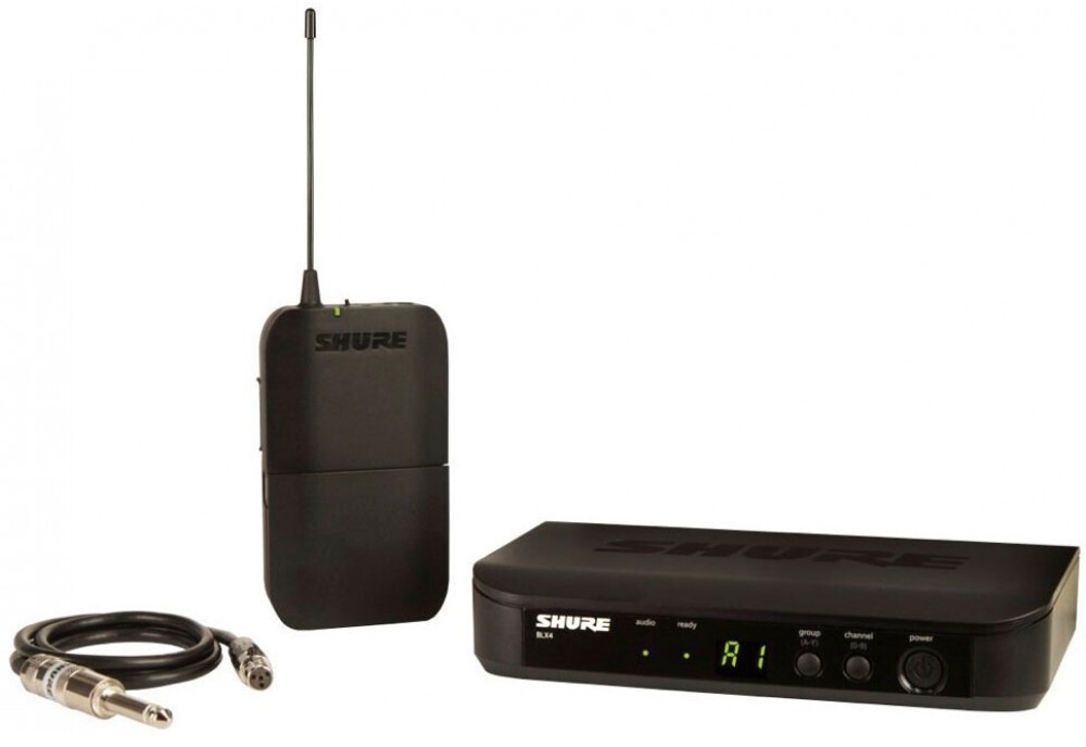 Sistem wireless Shure - BLX14E-M17, negru