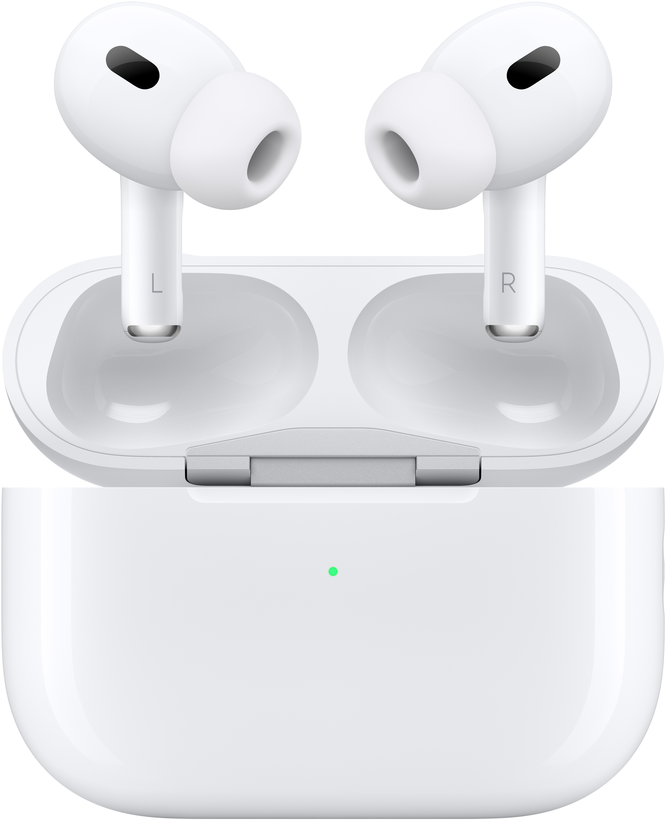 Căști wireless Apple - AirPods Pro 2nd Gen USB-C, TWS, ANC, albe