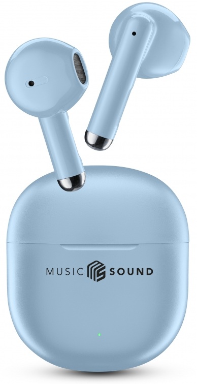 Căști wireless Celluarline - Music Sound Breeze, TWS, albastru