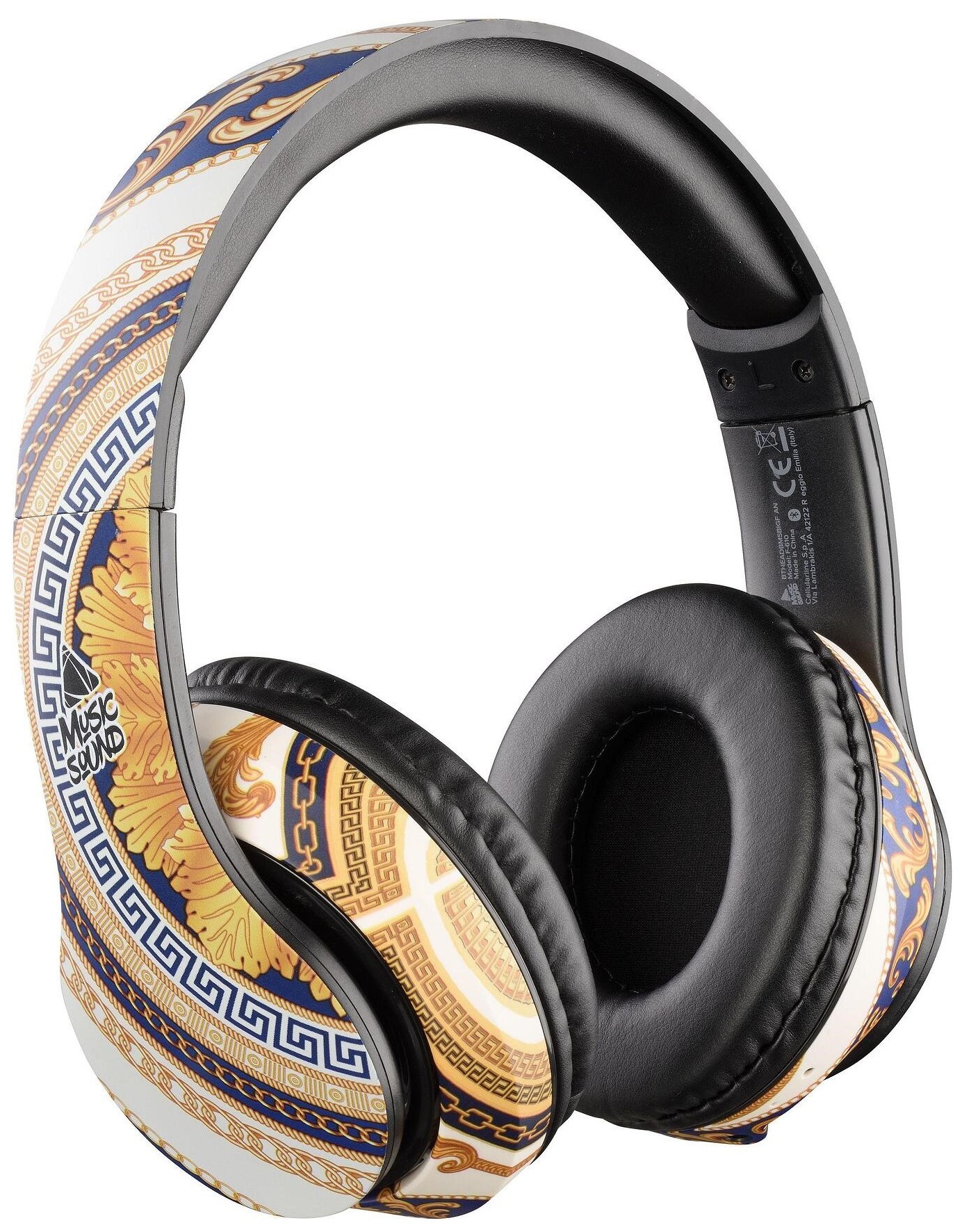 Căști wireless Cellularline - Music Sound Baroque, culoare aurie