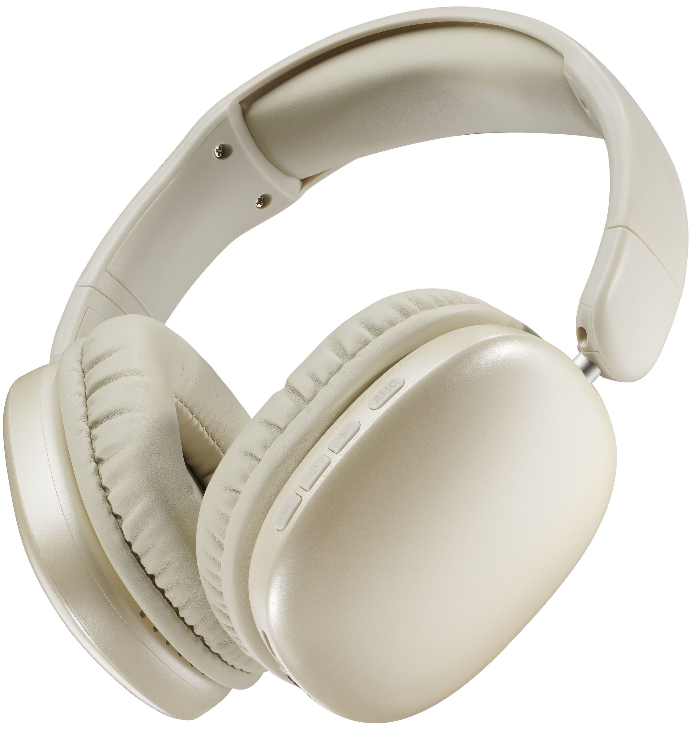 Căști wireless Cellularline - Music Sound Maxi3, ANC, bej