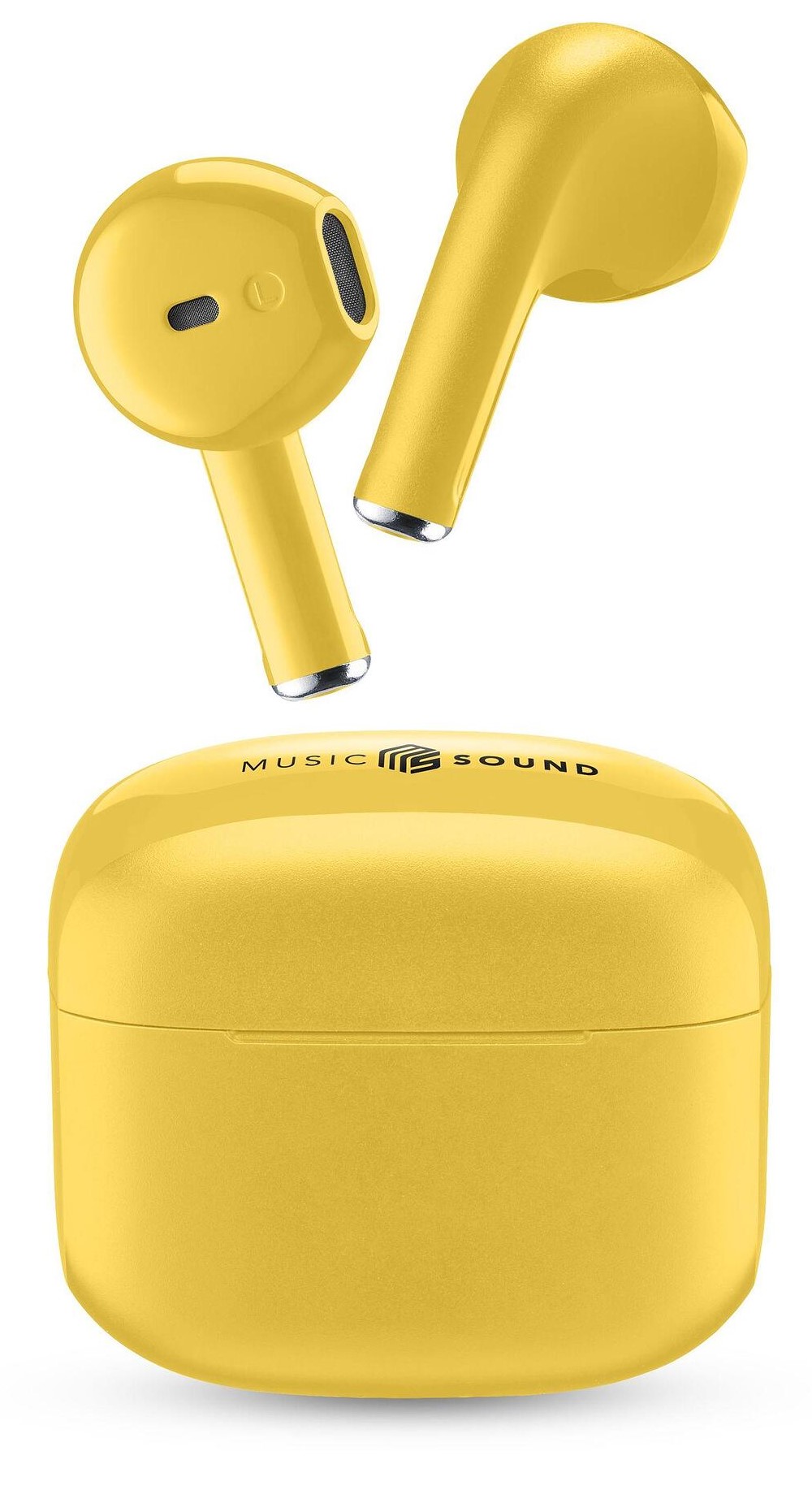 Căști wireless Cellularline - Music Sound Swag, TWS, galben