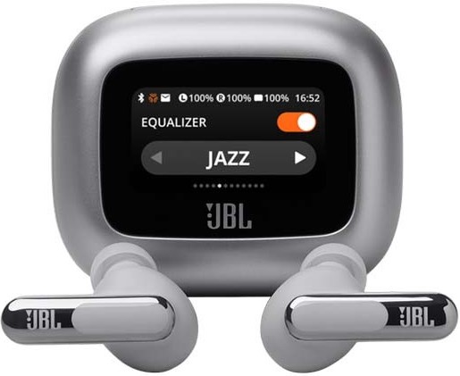 Căști wireless JBL - Live Beam 3, TWS, ANC, argintii