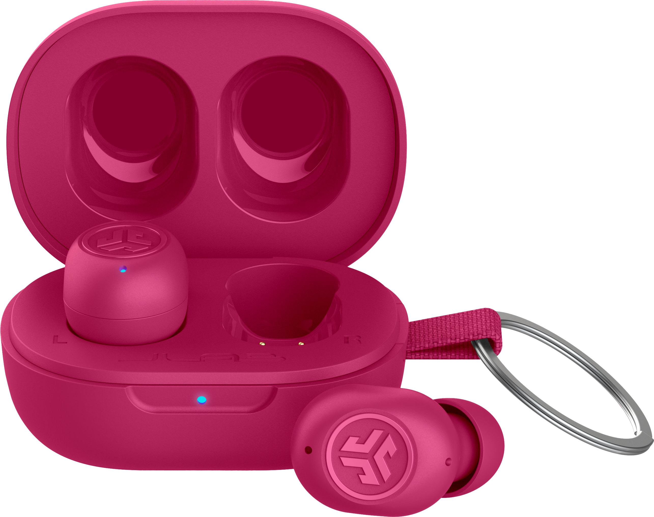 Căști wireless JLab - JBuds Mini, TWS, roz