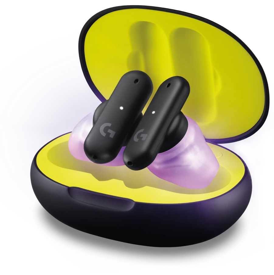 Căști wireless Logitech - G FITS, TWS, negre