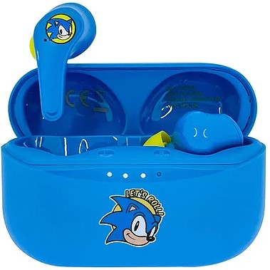 Căști pentru copii OTL Technologies - SEGA Sonic, TWS, albastre
