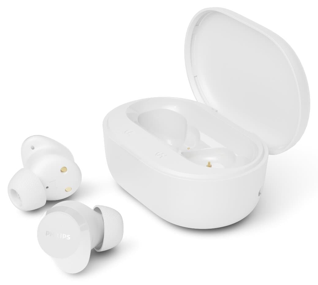 Căști wireless Philips – TAT1300WT/00, TWS, albe
