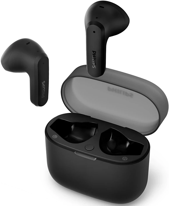 Căști wireless Philips - TAT2139BK/00, TWS, negre