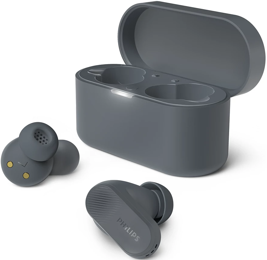 Căști fără fir Philips - TAT3509GY/00, TWS, ANC, gri