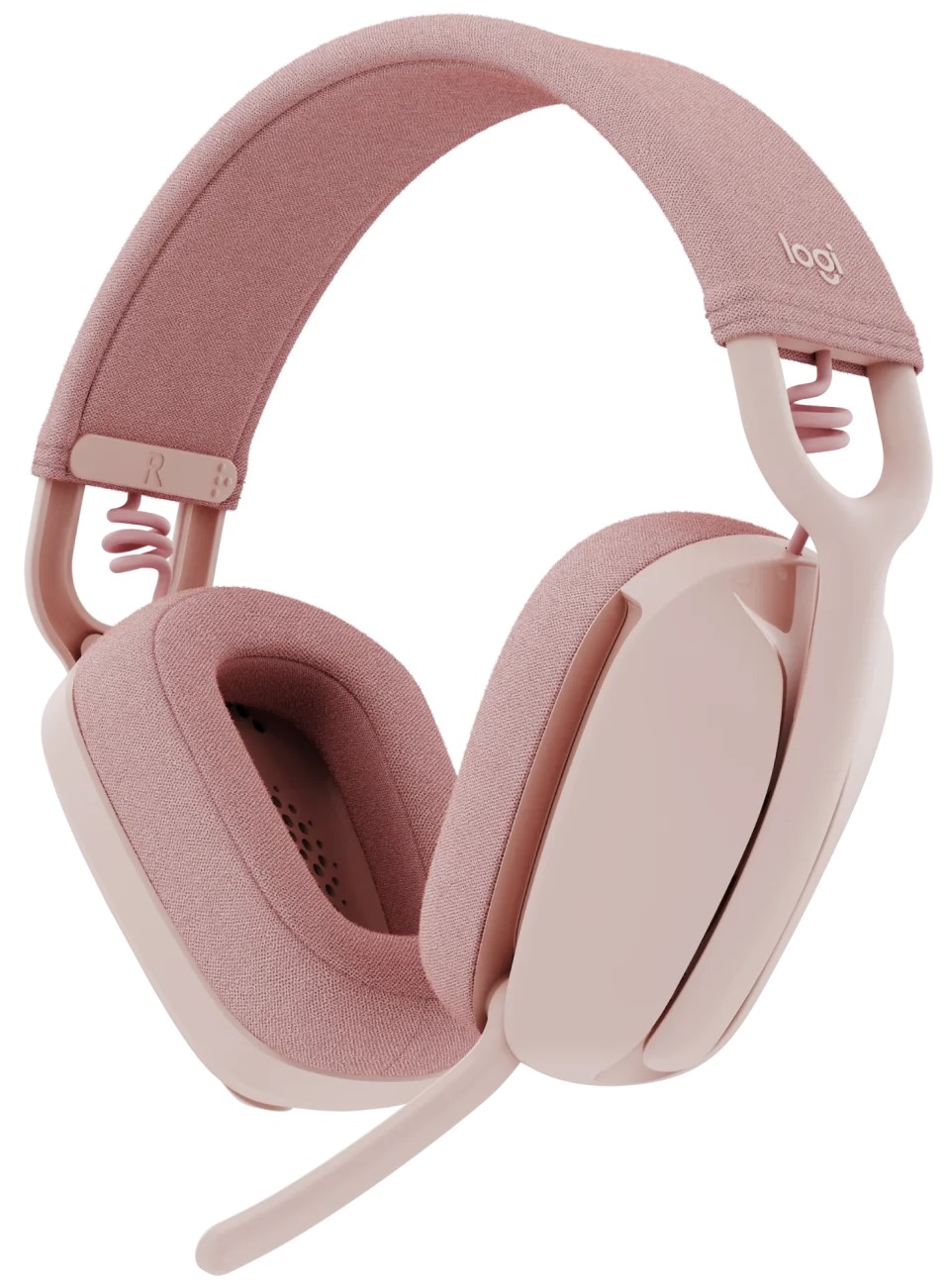 Căști wireless cu microfon Logitech - Zone Vibe 100, roz