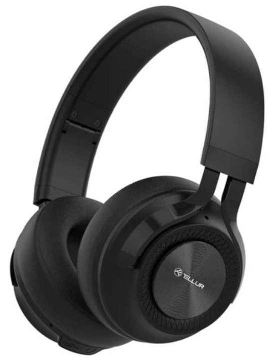 Căști wireless cu microfon Tellur - Feel, negre