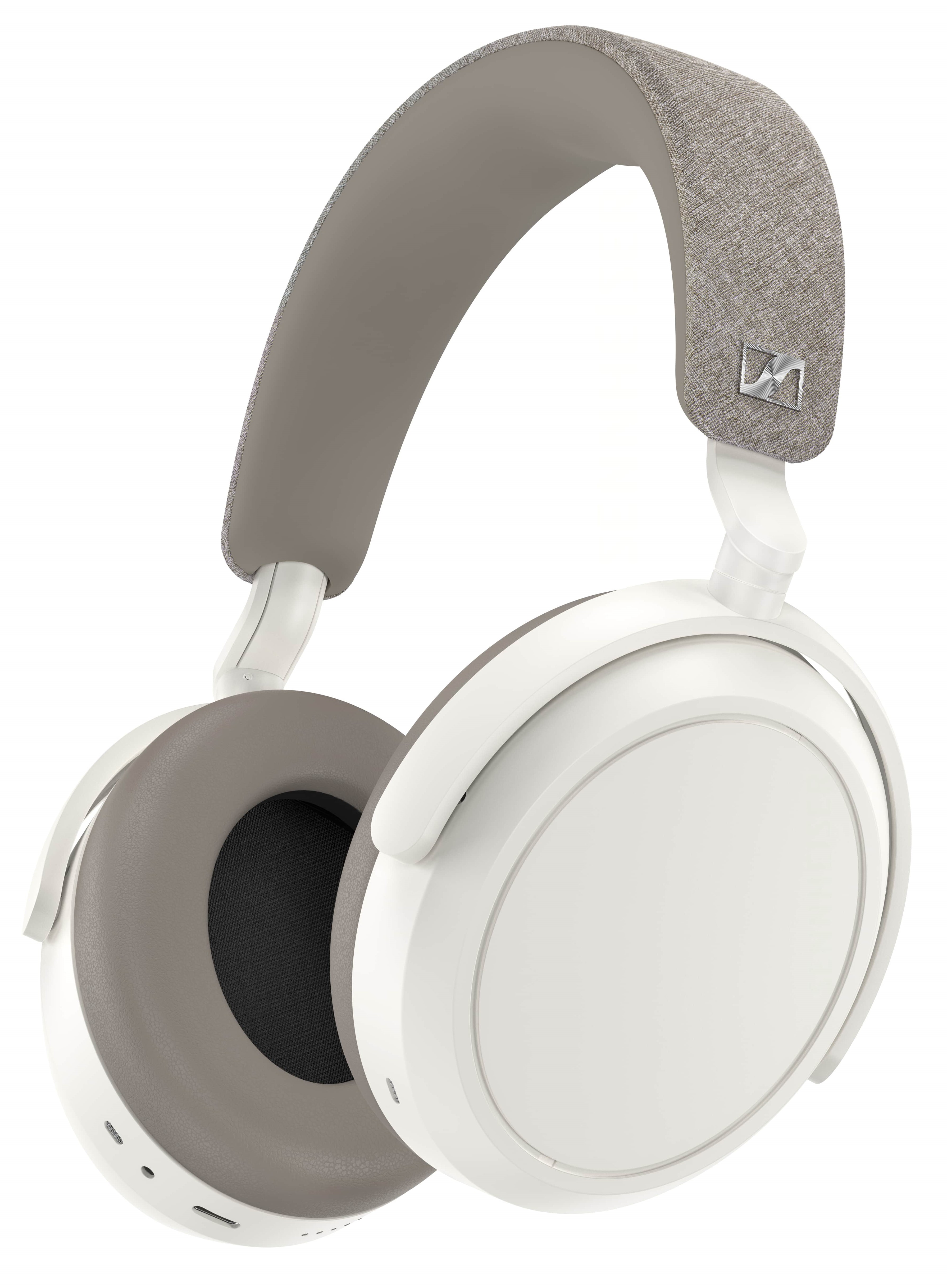 Căști wireless Sennheiser - Momentum 4 Wireless, ANC, albă