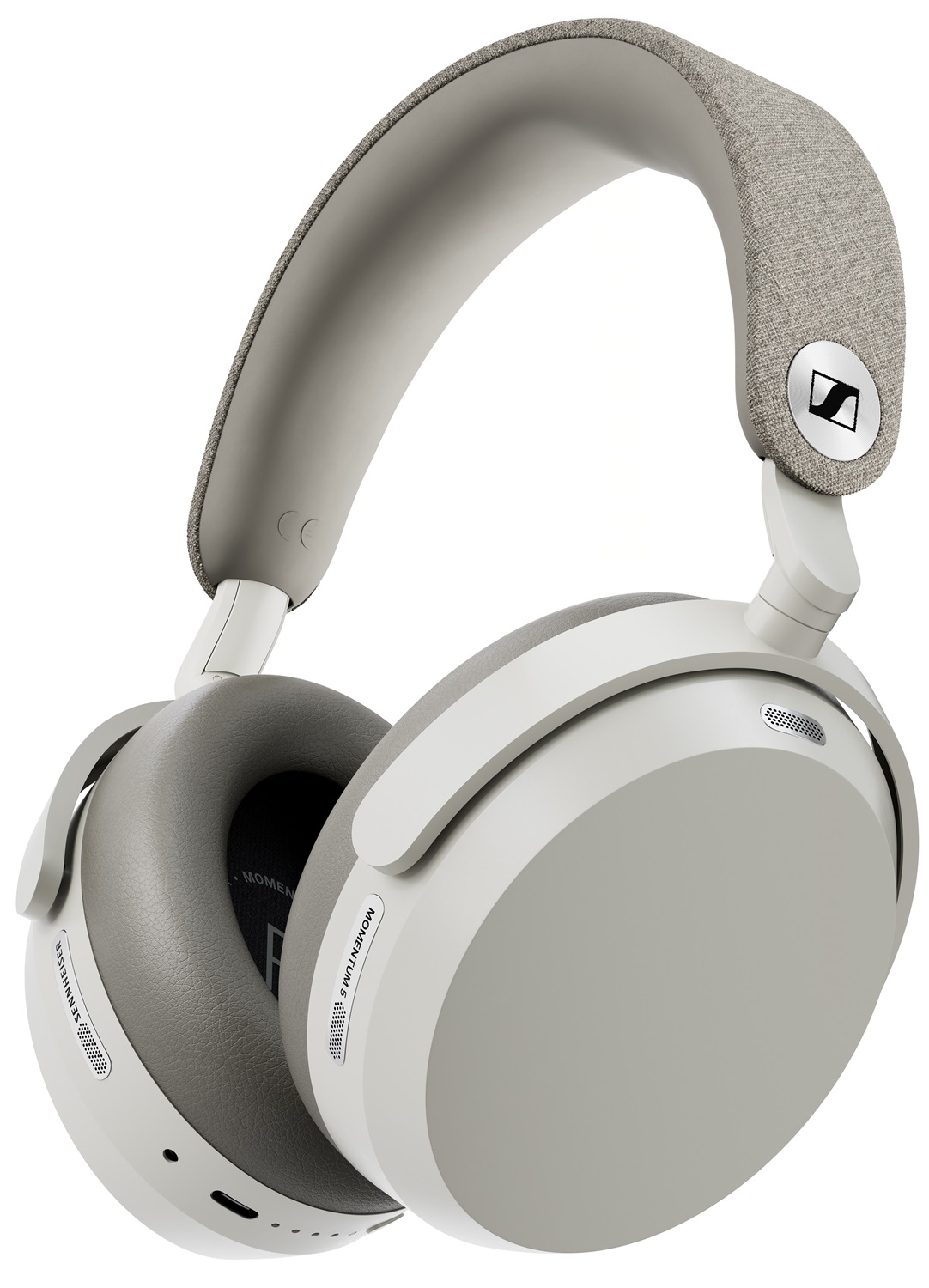 Căști wireless Sennheiser - Momentum 5, ANC, albe