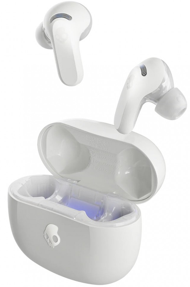 Căști wirelessSkullcandy - Rail ANC, TWS, albe