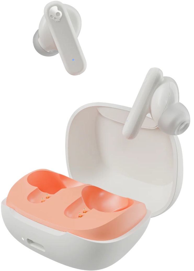 Căști wireless Skullcandy - Smokin' Buds, TWS, albe