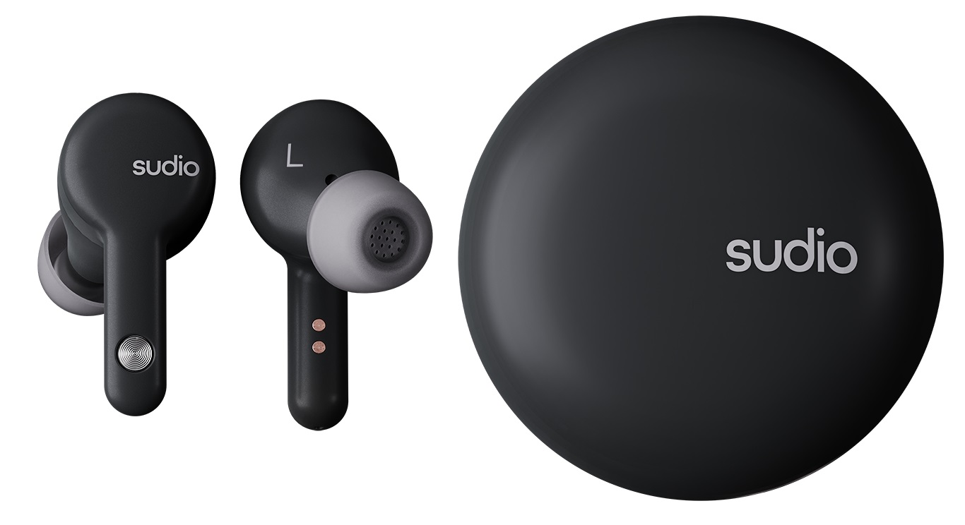 Căști wireless Sudio - A2, TWS, ANC, negru