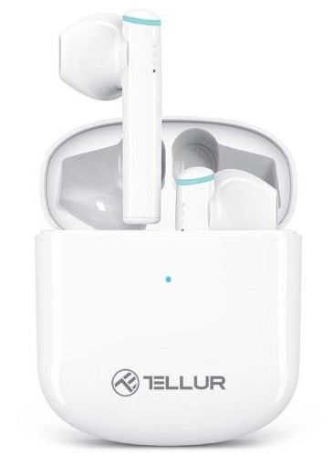 Căști wireless Tellur - Aura, TWS, albe