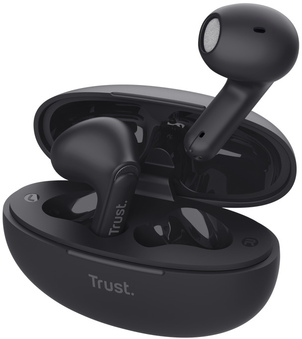 Căști wireless Trust - Yavi, TWS, ENC, negre