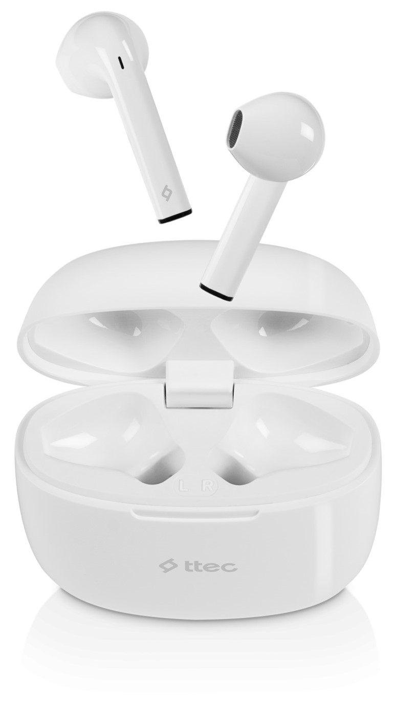 Căști wireless ttec - TWS Mode, albe