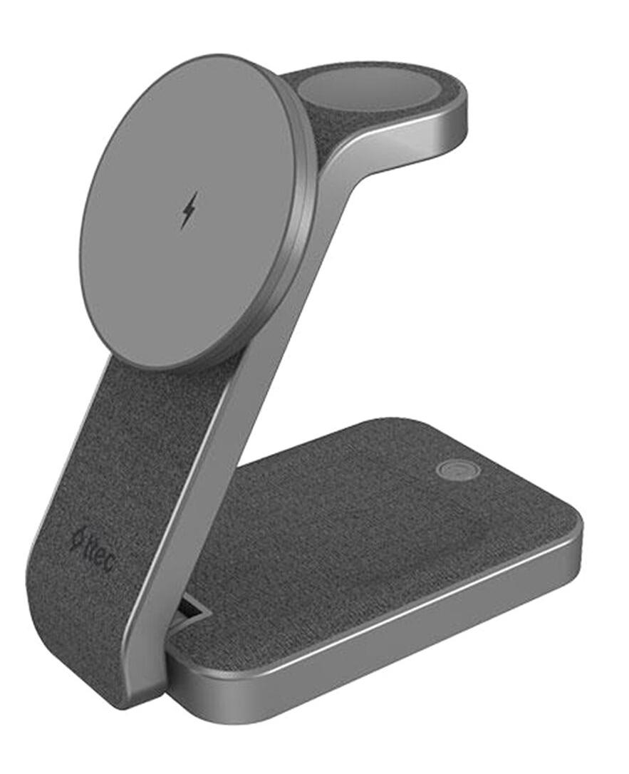 Încărcător wireless ttec - AirCharger Quattro, MagSafe, gri
