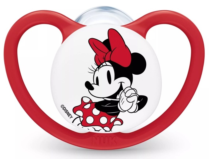 Suzetă NUK Perfect Match Air, Mickey, 18-36 m, roșie