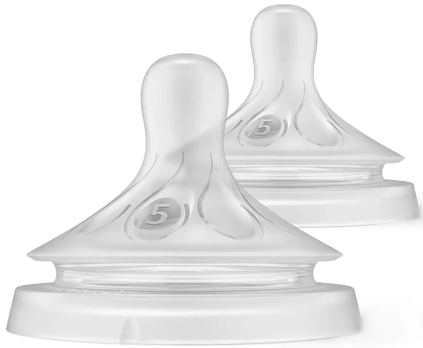Tetina cu debit rapid Natural Response, 6 luni+, SCY965/02, 2 bucati, Philips Avent - imagine 3