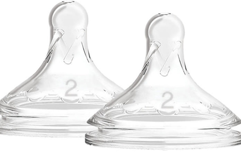 Tetine pentru biberoane Dr. Brown's Wide-Neck Options+, 2 bucăți, 3m.+