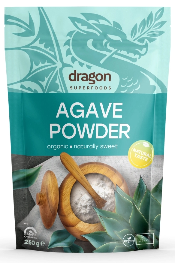 Bio agave pudră, 250 g, Dragon Superfoods