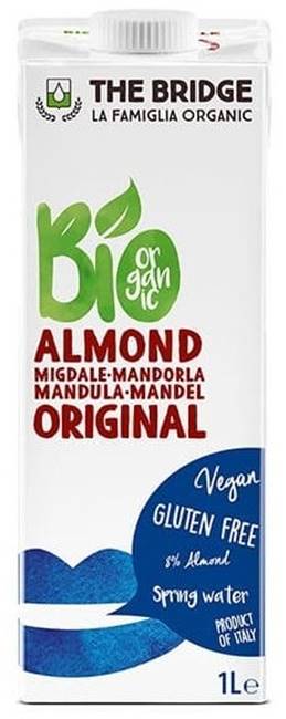Băutură organică de migdale, 8%, 1 l, The Bridge