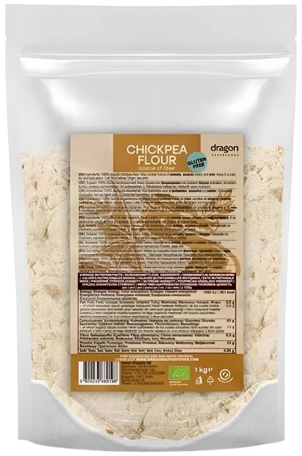 Făină de năut organică, 1 kg, Dragon Superfoods