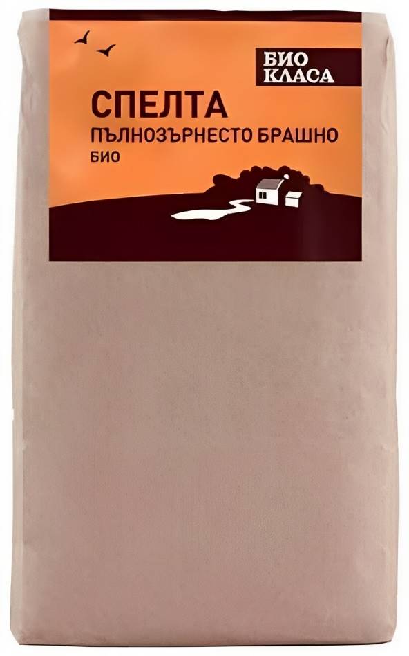 Făină de speltă organică, integrală, 1 kg, Clasă Bio